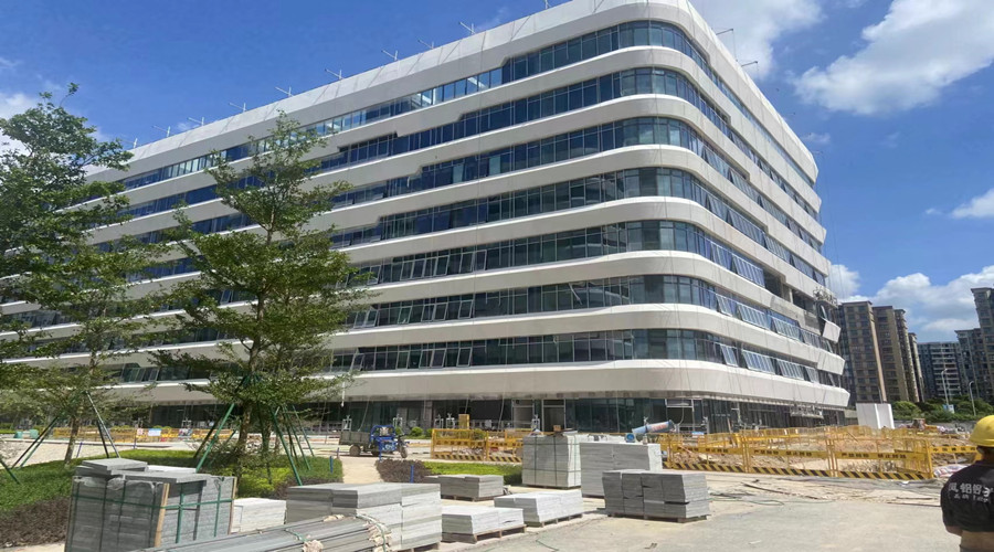 GRC幕墻掛板陽江七館合一工程選擇飾紀(jì)上品GRC廠家合作