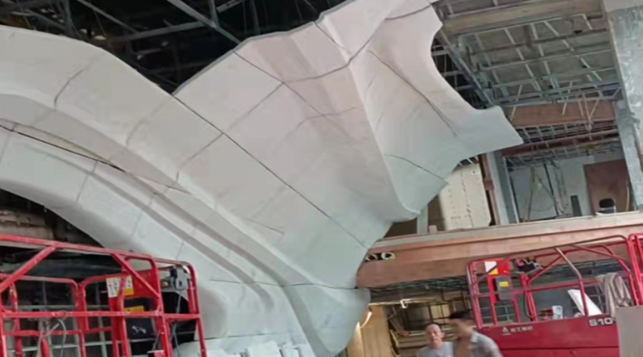 天府壹號成都勞斯萊斯旗艦店GRG異形構(gòu)件