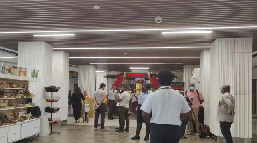 牙買加機場仿竹排GRG造型