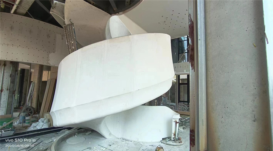 深圳卓越GRG旋轉樓梯定制項目