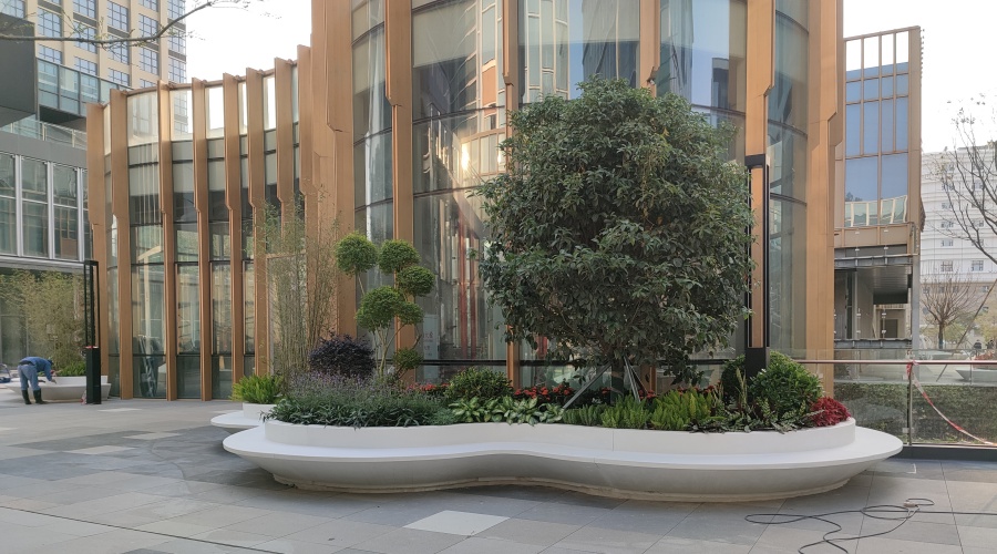 珠海博創(chuàng)總部大廈GRC坐凳項(xiàng)目 珠海博創(chuàng)總部大廈GRC坐凳項(xiàng)目