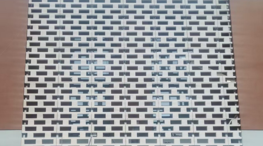 蚌埠體育館GRC鏤空幕墻板