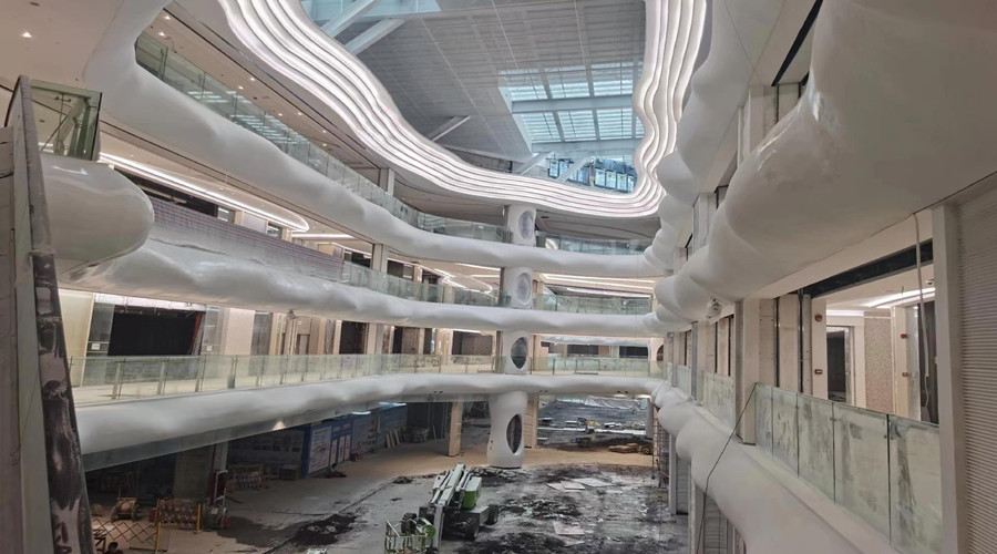 深圳泰富廣場(chǎng)GRG攔河