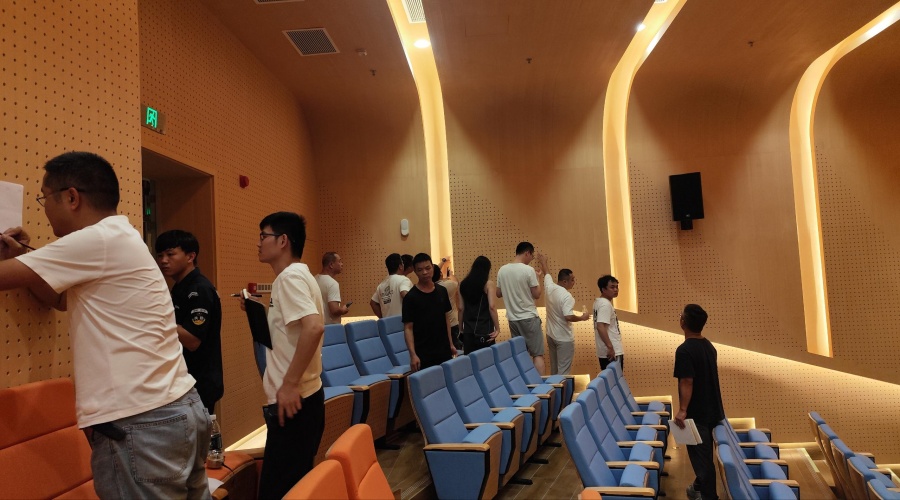 深圳坪山實驗學校GRG報告廳穿孔板工程案例