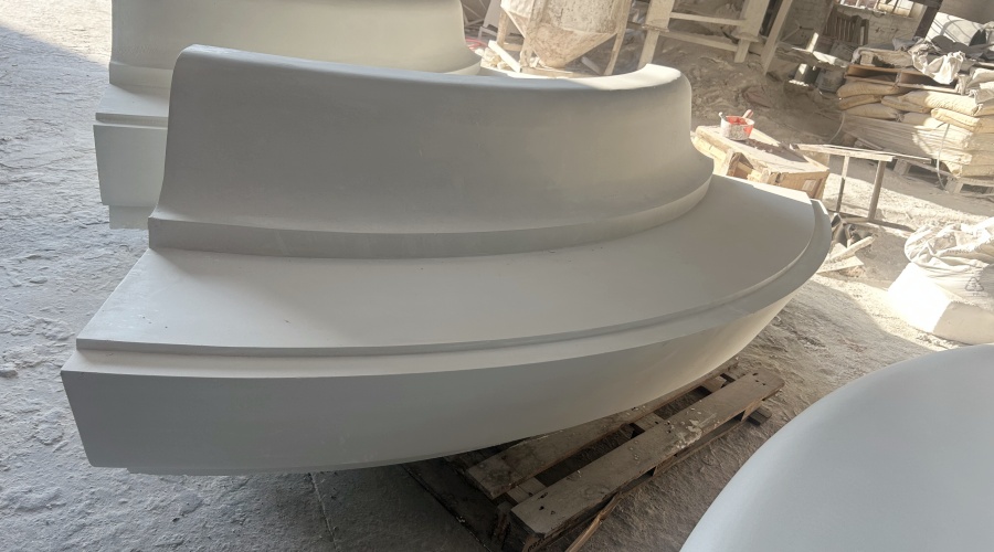 UHPC水磨石坐凳 UHPC水磨石坐凳